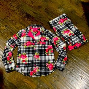 Betsey Johnson flannel pjs